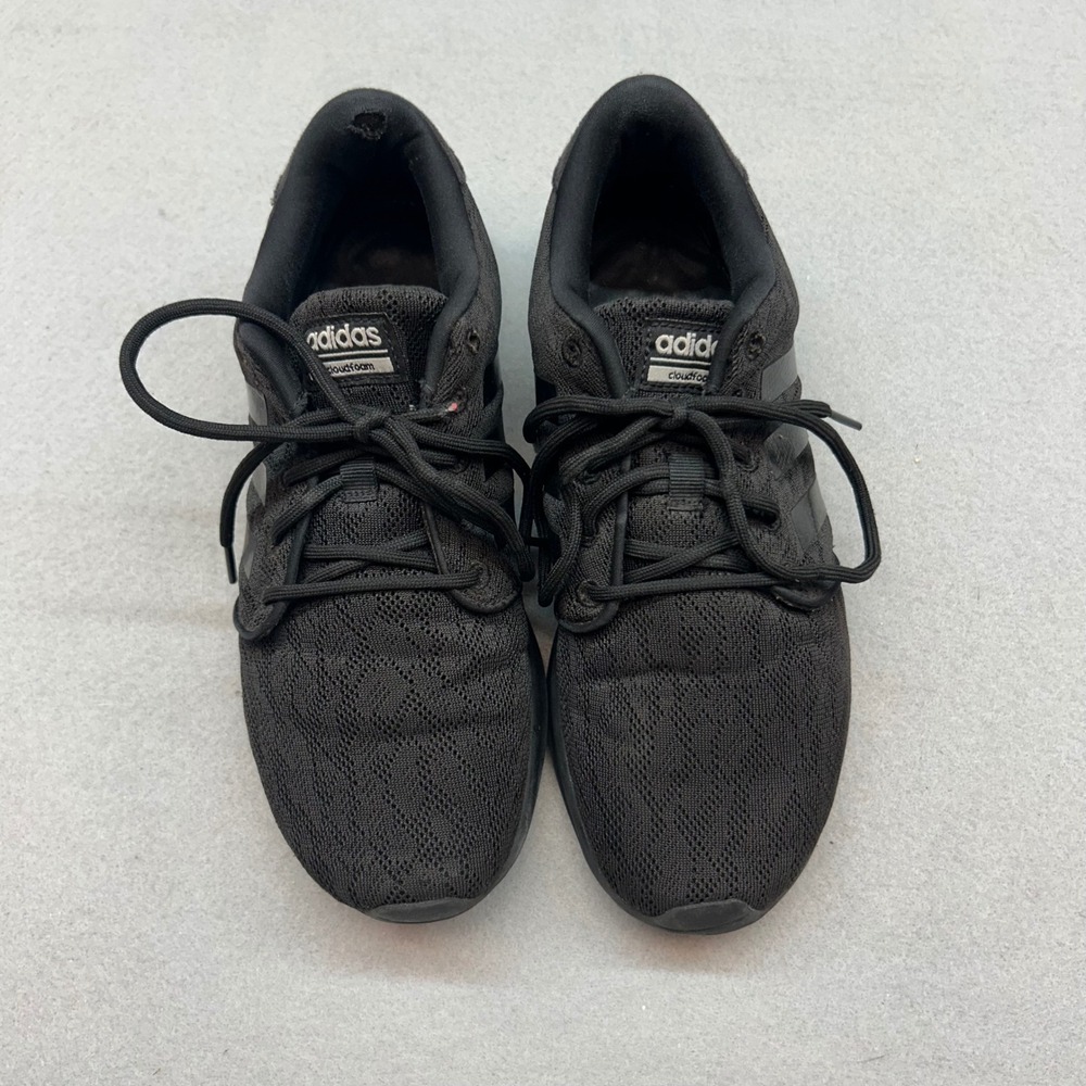 Adidas Cloudfoam B28139 womensRunning Shoes Triple Black Mesh Sneakers Size 7.5